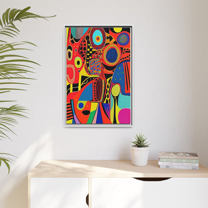 Oba Vibration Matte Canvas Wall Art