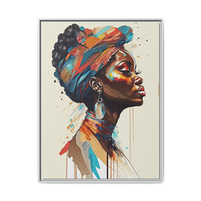 Indigo Spirit Matte Canvas Print