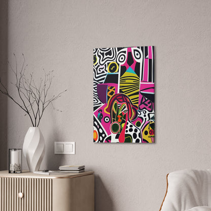 Nzingha Pulse Stretched Canvas Wall Art