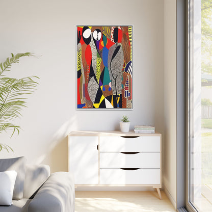 Muti Veins Matte Canvas Wall Art