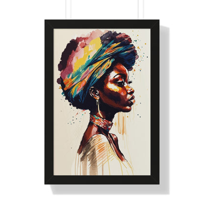 Zamani Bloom Framed Wall Art
