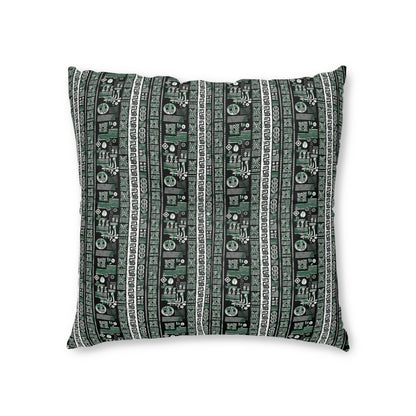 Timbuktu Textures Bohemian Tufted Floor Pillow