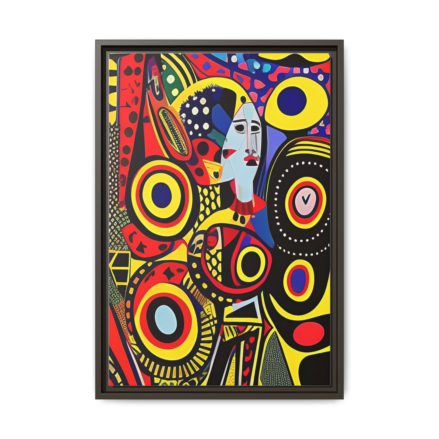 Okira Blaze Matte Canvas Wall Art