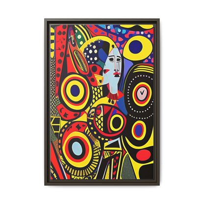 Okira Blaze Matte Canvas Wall Art