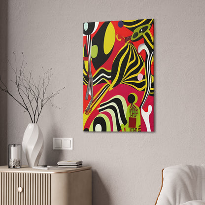 Ngoma Drift Stretched Canvas Wall Art