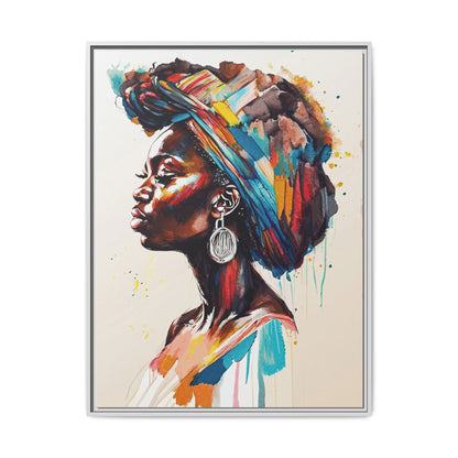 Nyoka Flame Matte Canvas Print