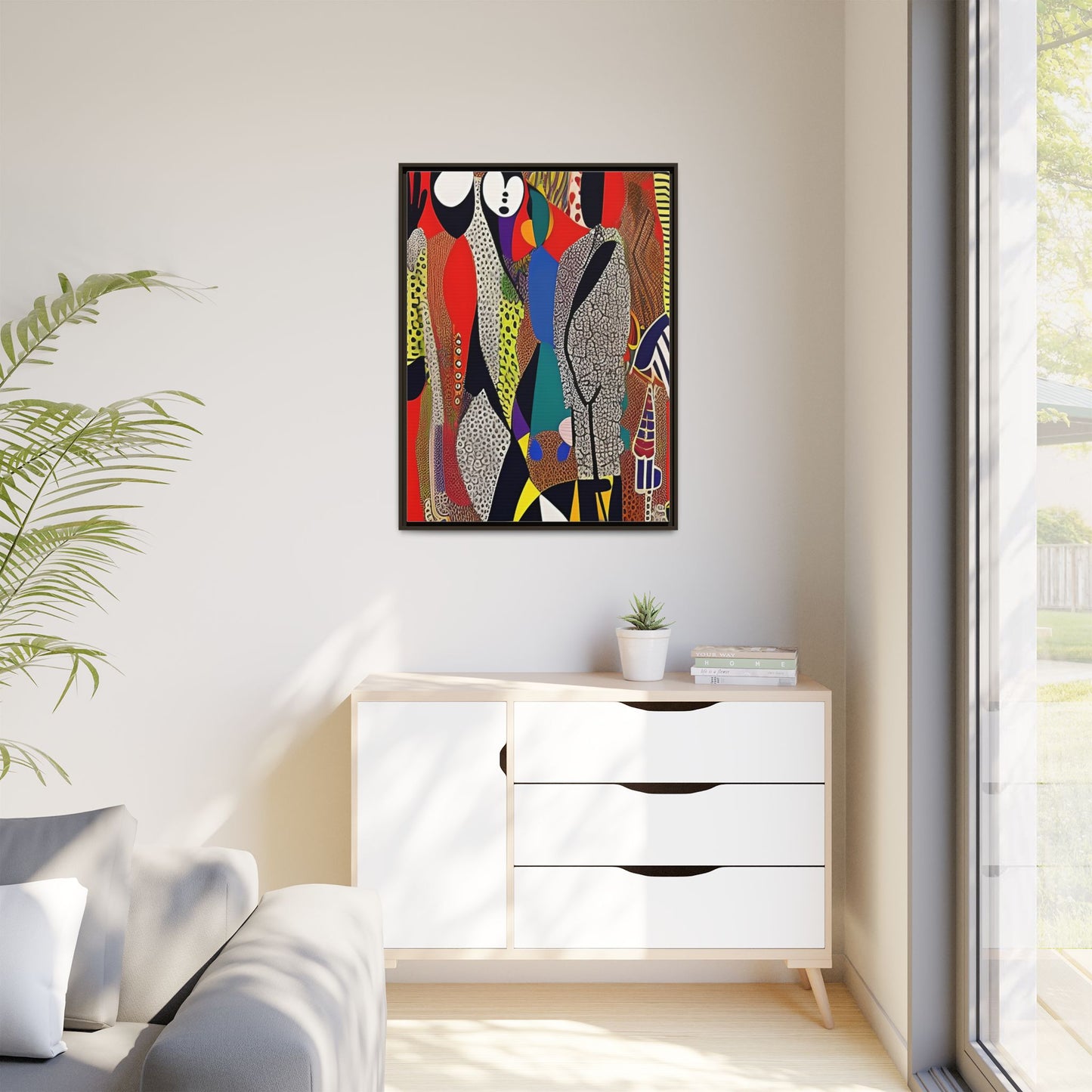 Muti Veins Matte Canvas Wall Art