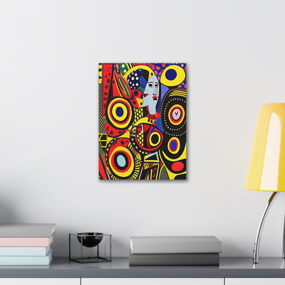 Okira Blaze Stretched Canvas Wall Art