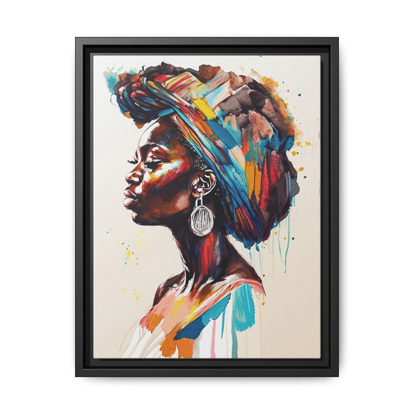Nyoka Flame Matte Canvas Print
