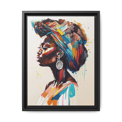 Nyoka Flame Matte Canvas Print