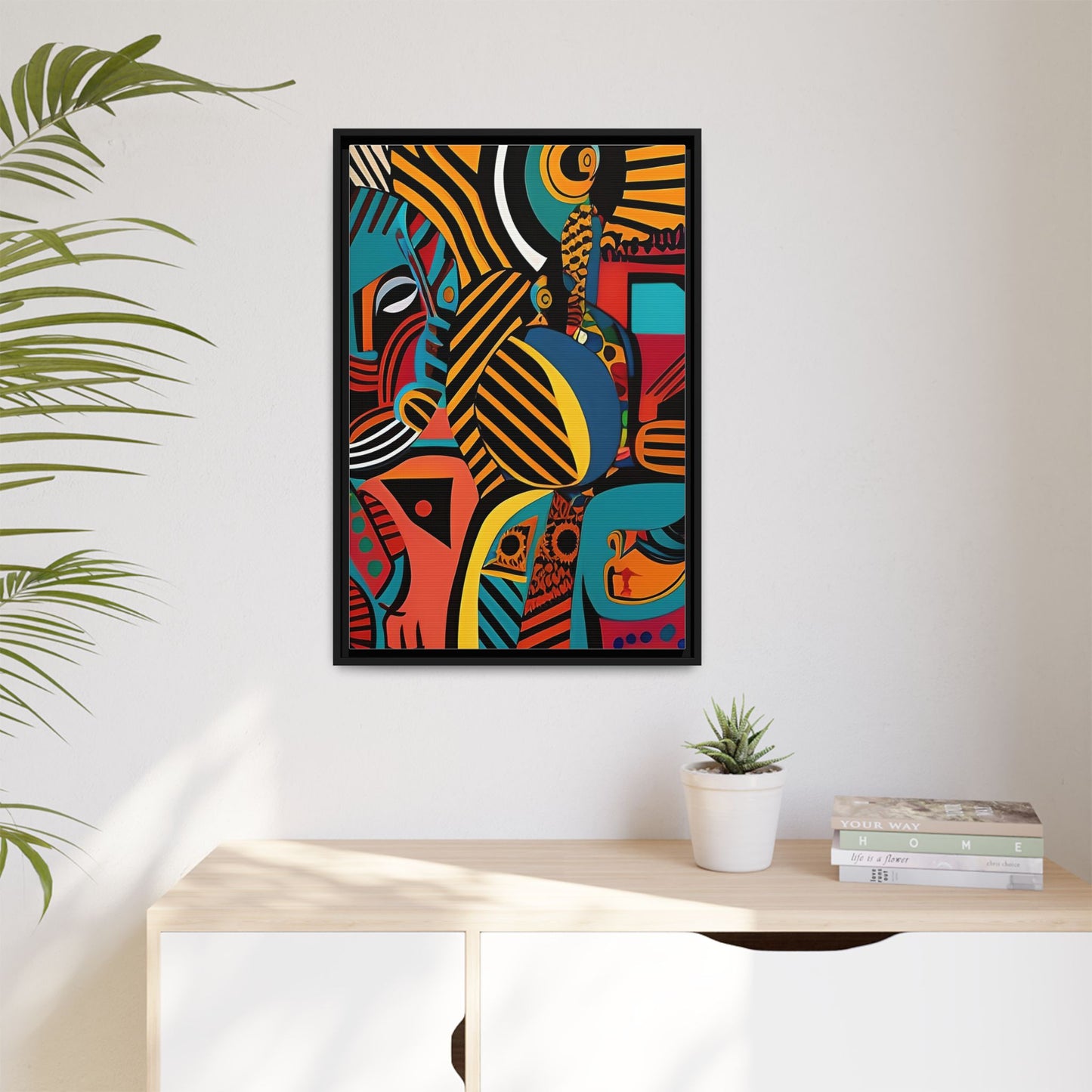 Sankofa Blaze Matte Canvas Wall Art