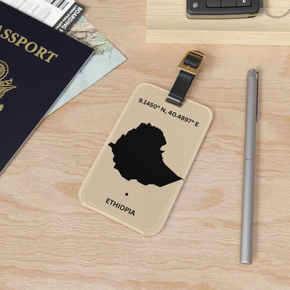 Latitude Ethiopia Luggage Tag