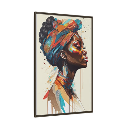 Indigo Spirit Matte Canvas Print