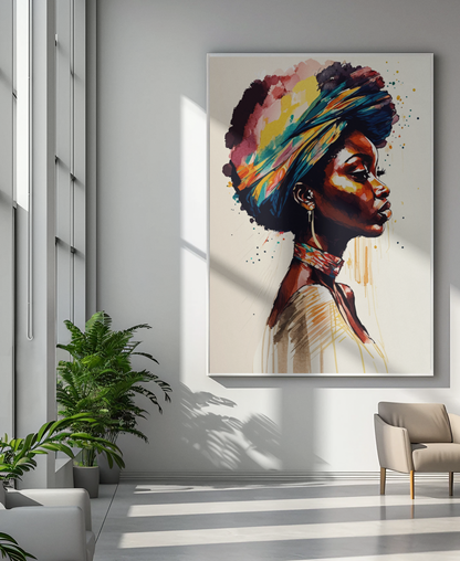 Zamani Bloom Framed Wall Art