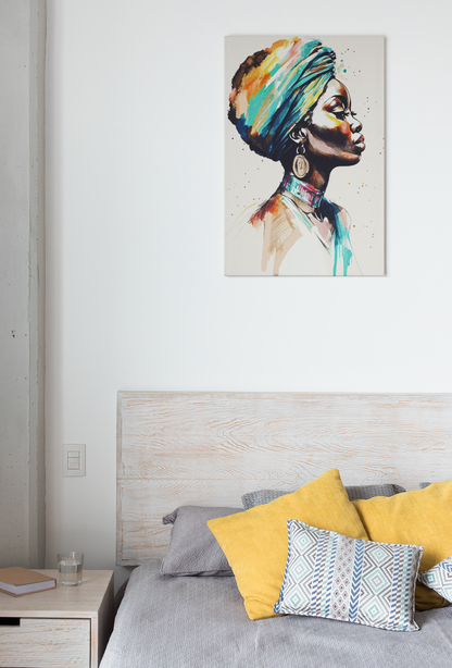 Nile Whisper Stretched Canvas Wall Art