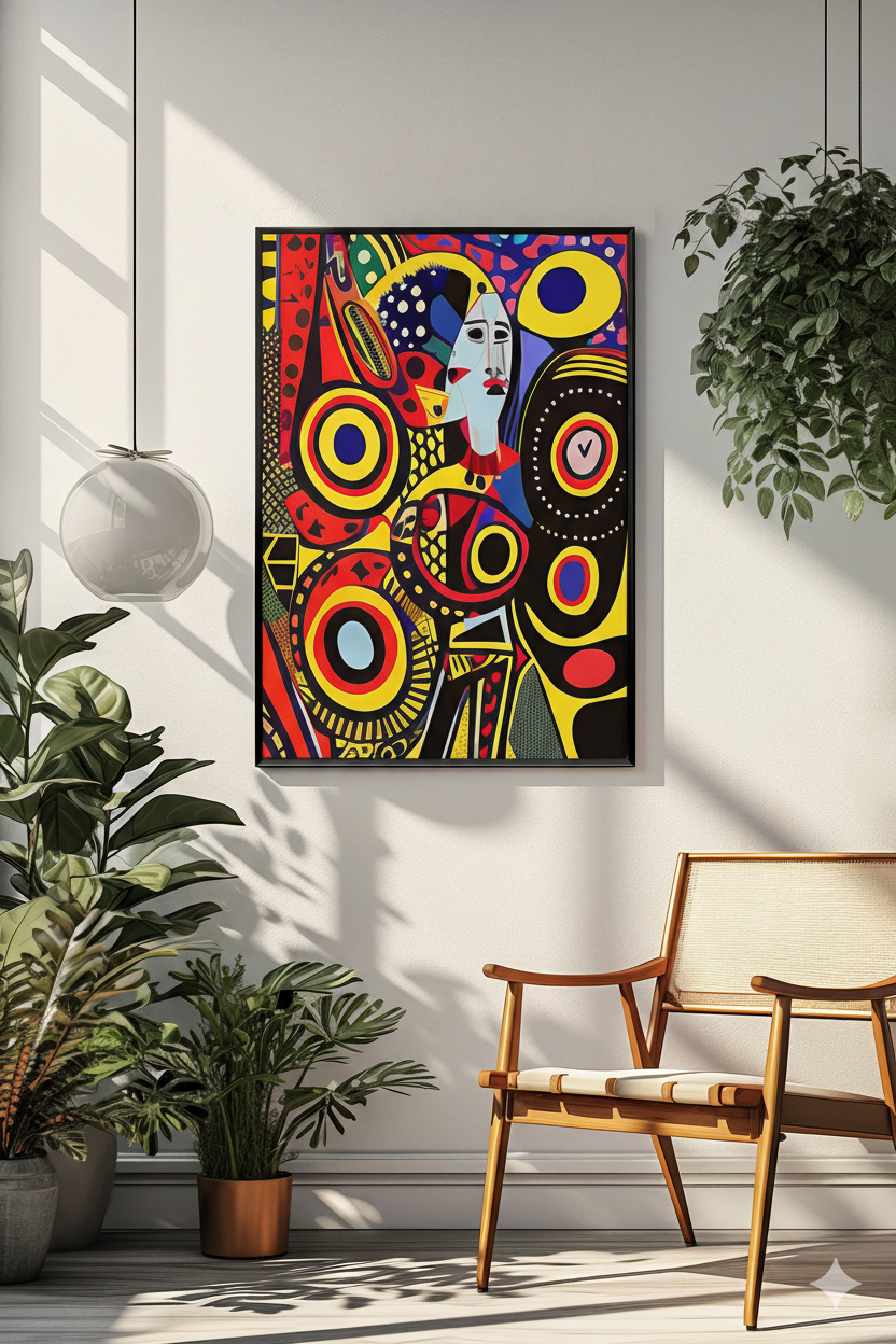 Okira Blaze Acrylic Wall Art