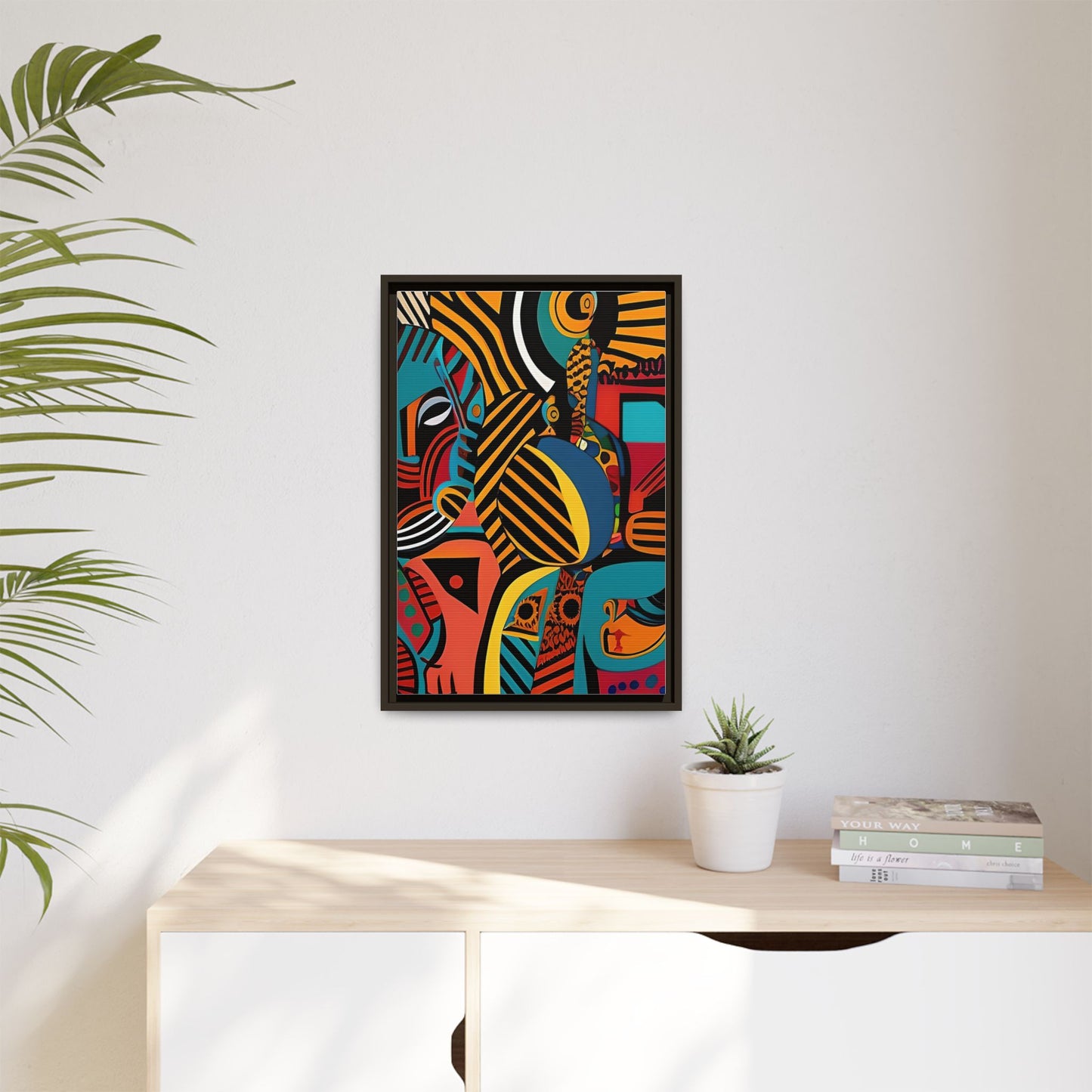 Sankofa Blaze Matte Canvas Wall Art