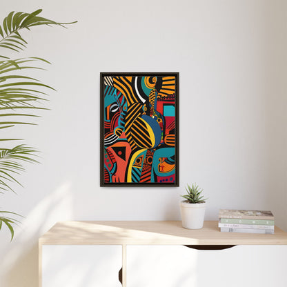 Sankofa Blaze Matte Canvas Wall Art