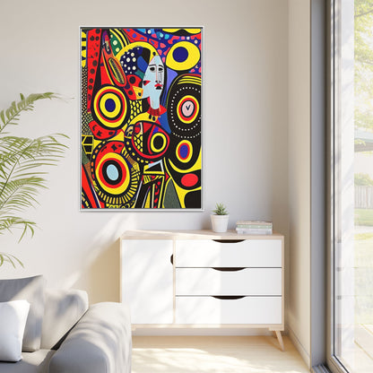 Okira Blaze Matte Canvas Wall Art