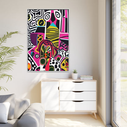Nzingha Pulse Matte Canvas Wall Art