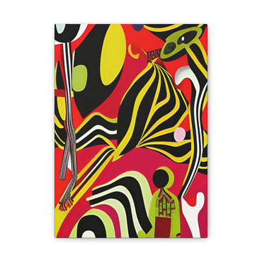 Ngoma Drift Stretched Canvas Wall Art