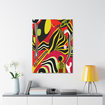 Ngoma Drift Stretched Canvas Wall Art