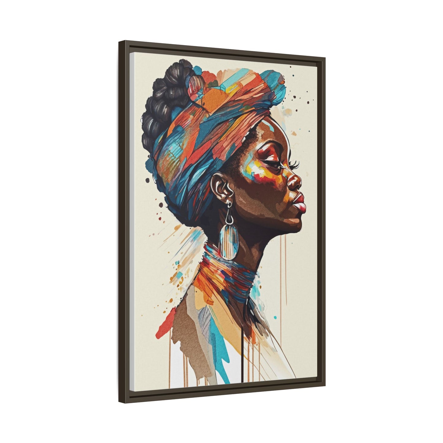 Indigo Spirit Matte Canvas Print