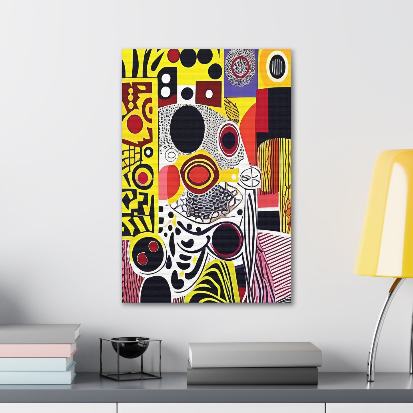 Zamani Echo Stretched Canvas Wall Art