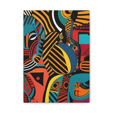 Sankofa Blaze Stretched Canvas Wall Art