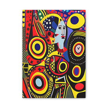 Okira Blaze Stretched Canvas Wall Art