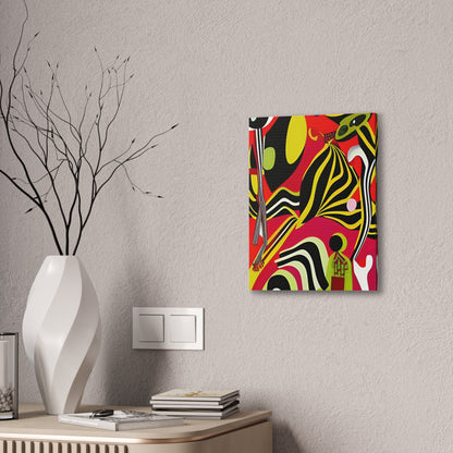 Ngoma Drift Stretched Canvas Wall Art