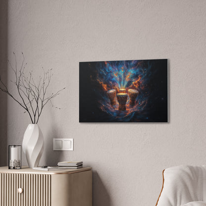 Cosmic Drum Canvas Wall Art
