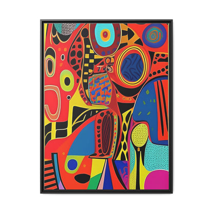 Oba Vibration Matte Canvas Wall Art