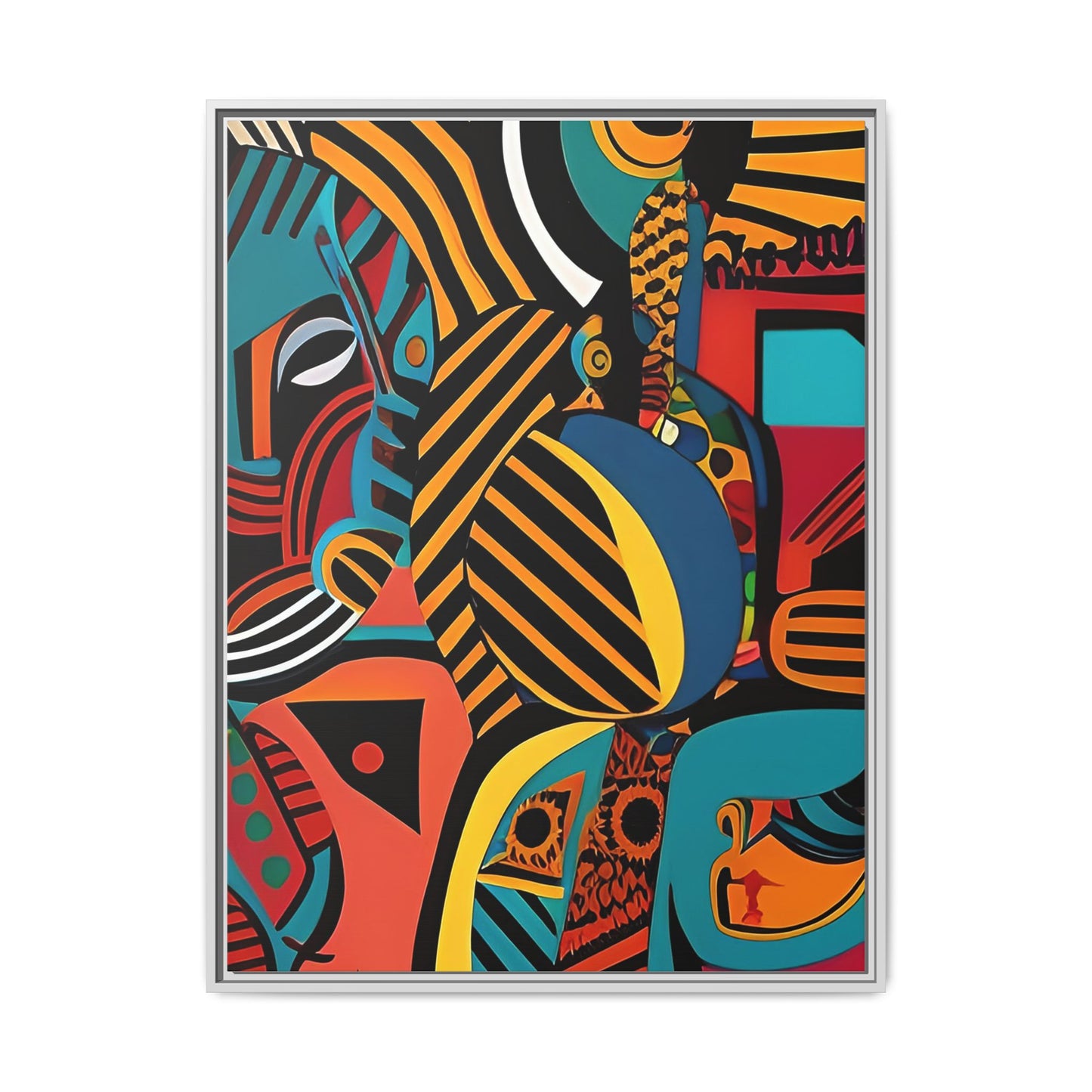 Sankofa Blaze Matte Canvas Wall Art