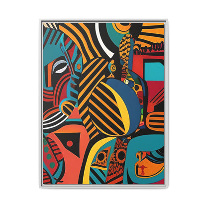 Sankofa Blaze Matte Canvas Wall Art