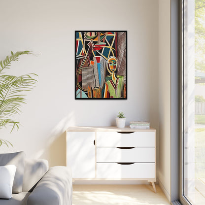 Moya Threads Matte Canvas Wall Art