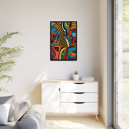 Sankofa Blaze Matte Canvas Wall Art