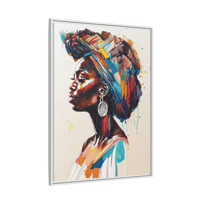 Nyoka Flame Matte Canvas Print