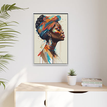 Indigo Spirit Matte Canvas Print