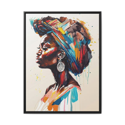 Nyoka Flame Matte Canvas Print