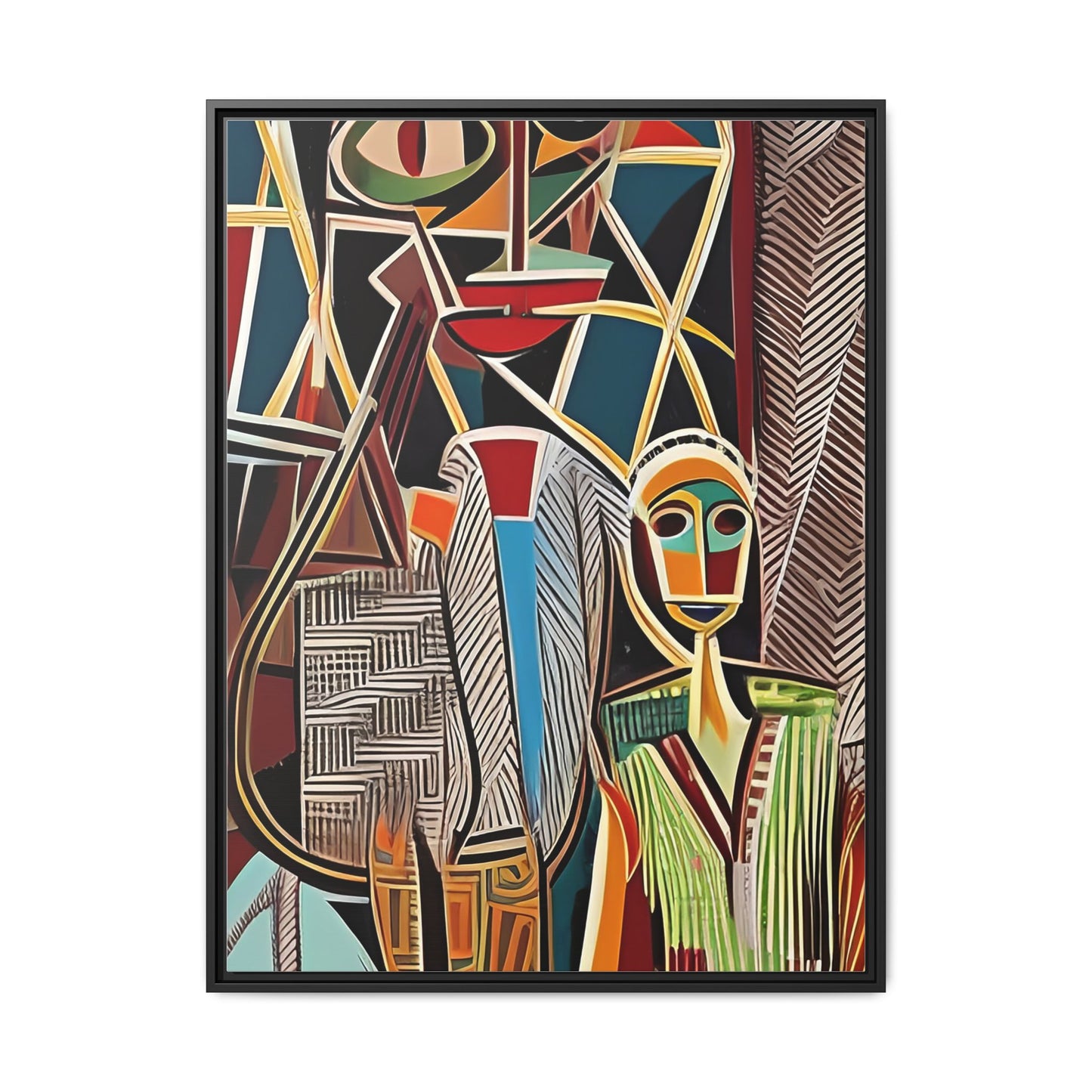 Moya Threads Matte Canvas Wall Art