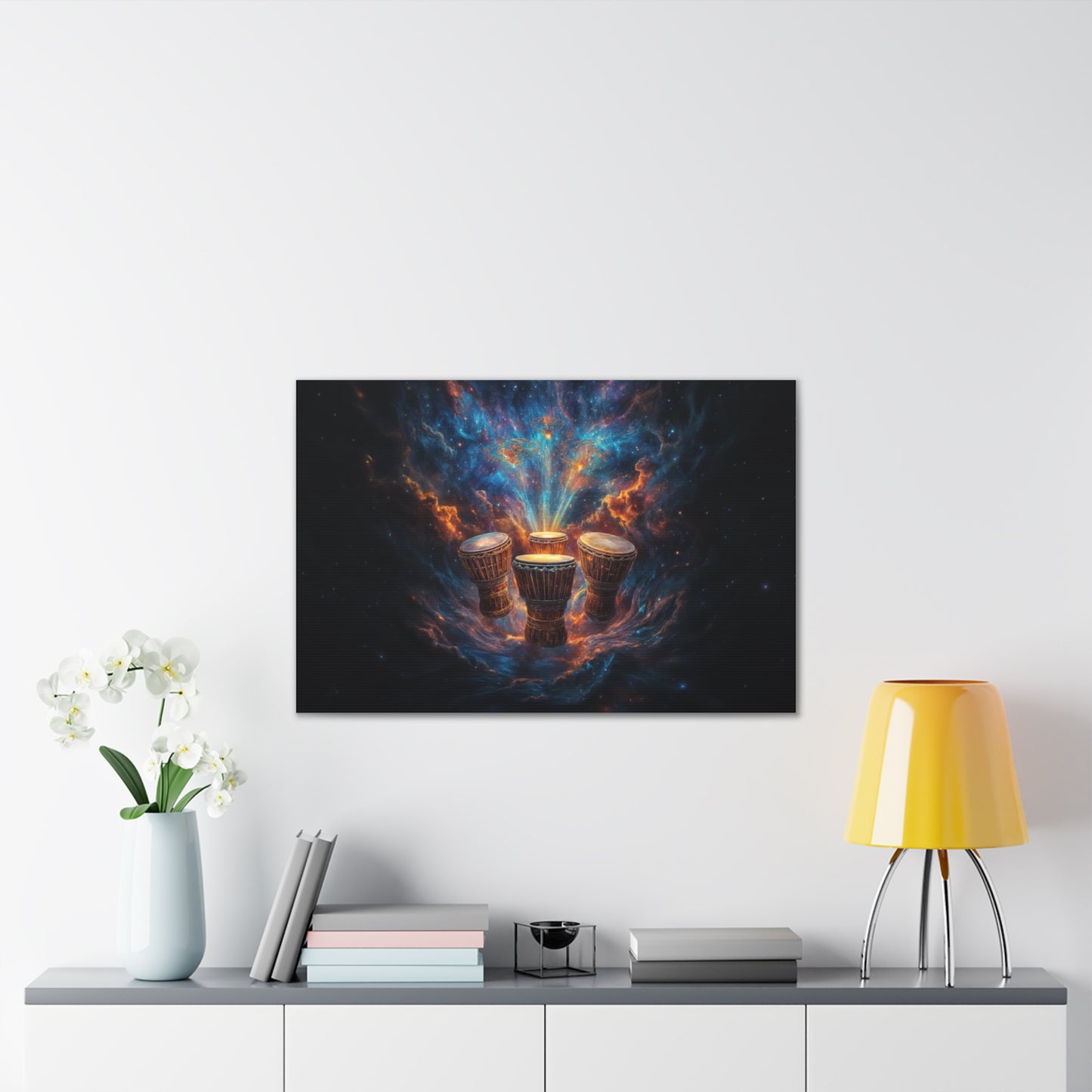 Cosmic Drum Canvas Wall Art
