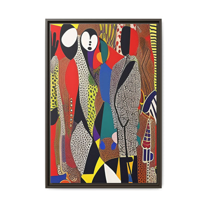 Muti Veins Matte Canvas Wall Art