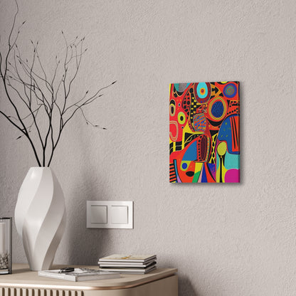 Oba Vibration Stretched Canvas Wall Art