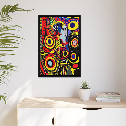 Okira Blaze Matte Canvas Wall Art