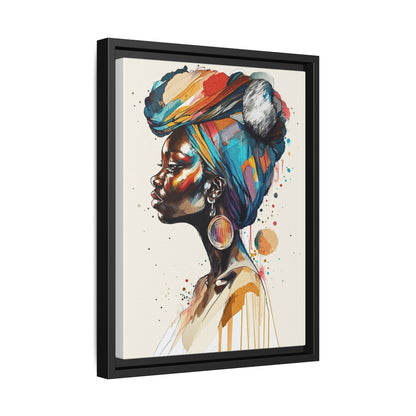 Afia Moon Matte Canvas Print