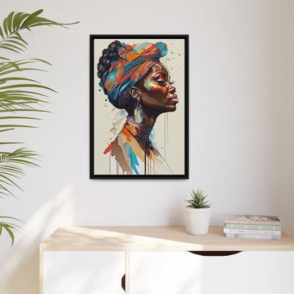 Indigo Spirit Matte Canvas Print