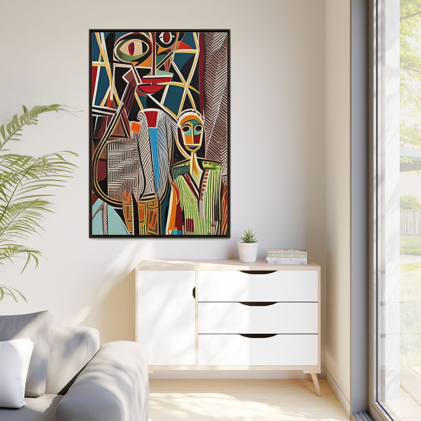 Moya Threads Matte Canvas Wall Art