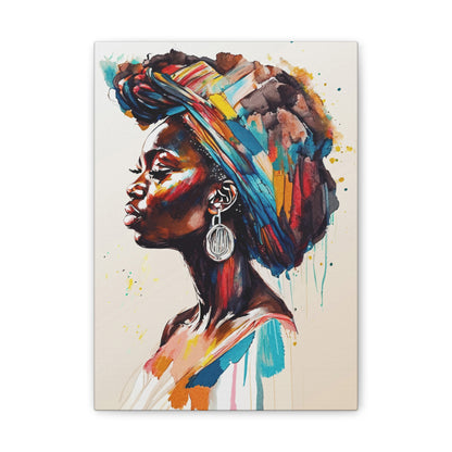 Nyoka Flame Stretched Canvas Wall Art