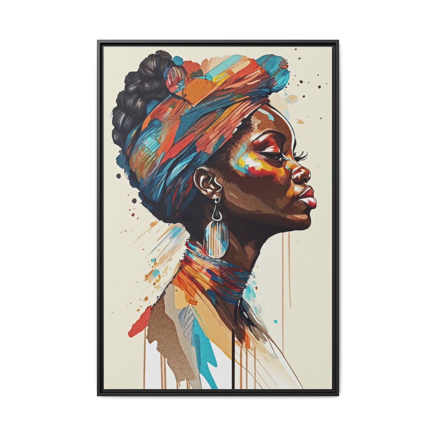 Indigo Spirit Matte Canvas Print